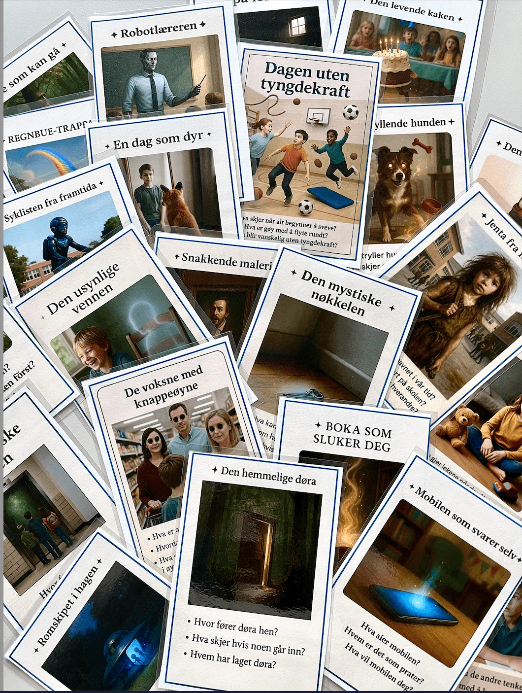 Fantasifulle skrivestartere - ca 4.-7.trinn - differensiert undervisning