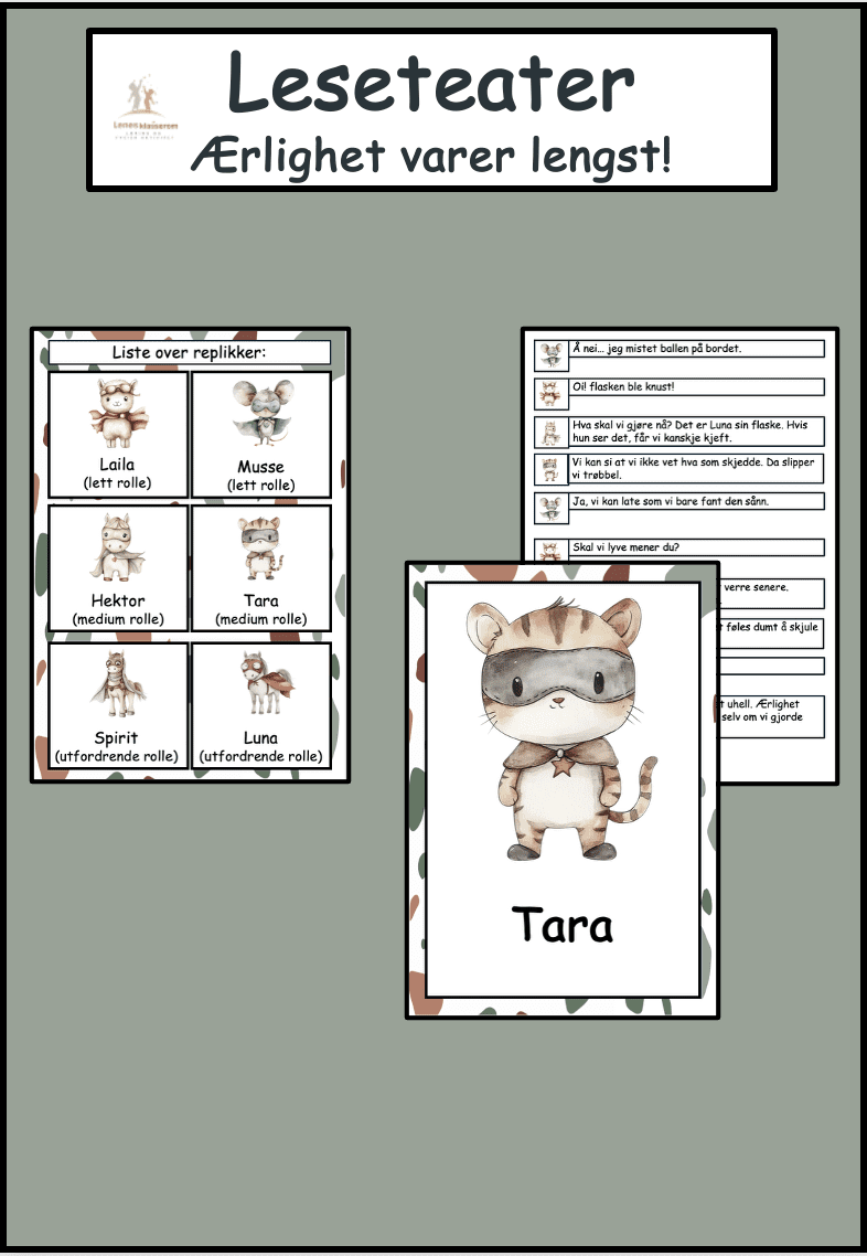 Leseteater- Sosial kompetanse- Ærlighet varer lengst
