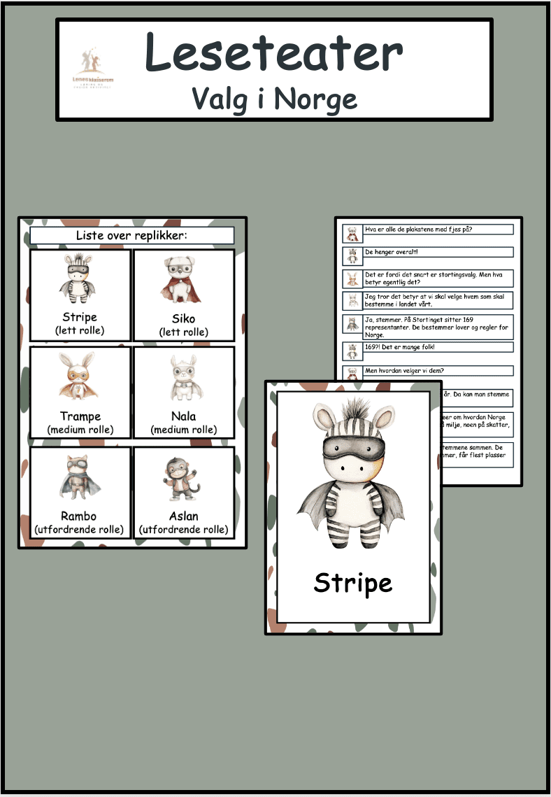 Leseteater- Samfunnsfaglig- Valg i Norge