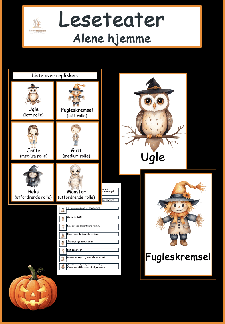 Leseteater- Alene hjemme