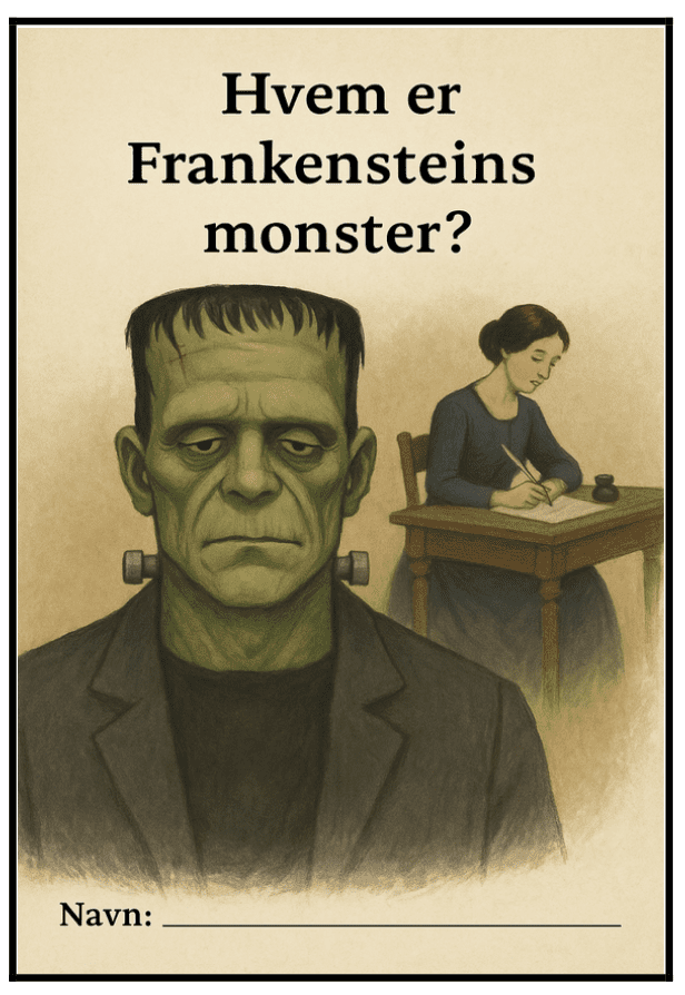 Hvem er Frankensteins monster? - BM - ca 4.-6.trinn - tekst med spørsmål