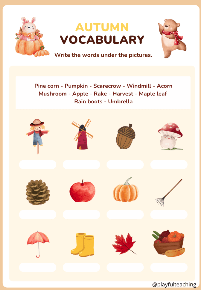 Autumn activity book - Bilde 2
