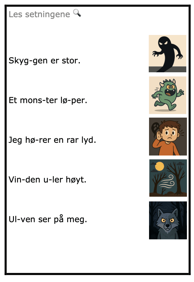 Jeg leser og skriver om halloween - 32 sider - BM - begynneropplæring - spesialundervisning - Bilde 2