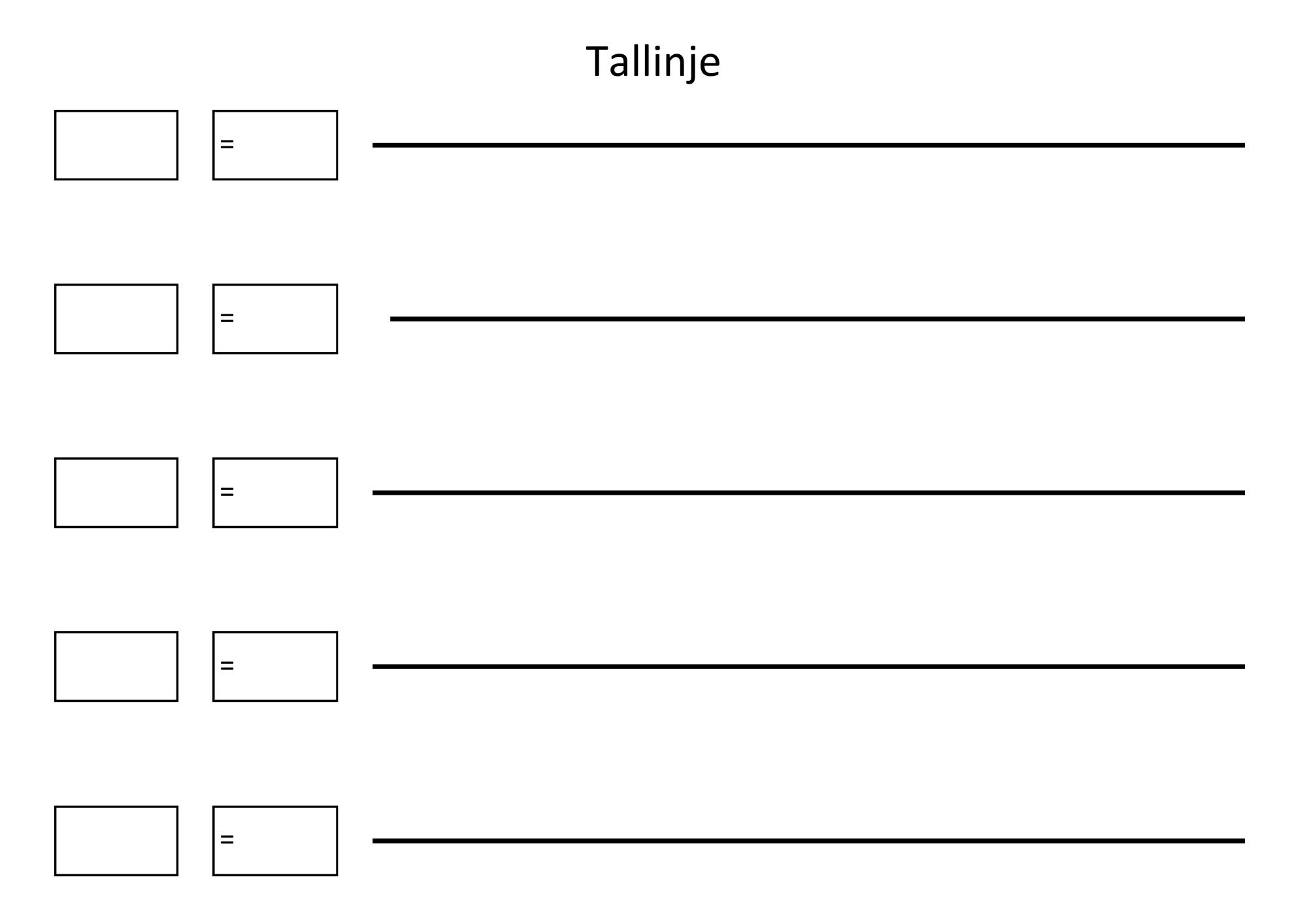 Tallinjer - addisjon og subtraksjon med tallene til 100 - 8 økende nivåer. - Bilde 19