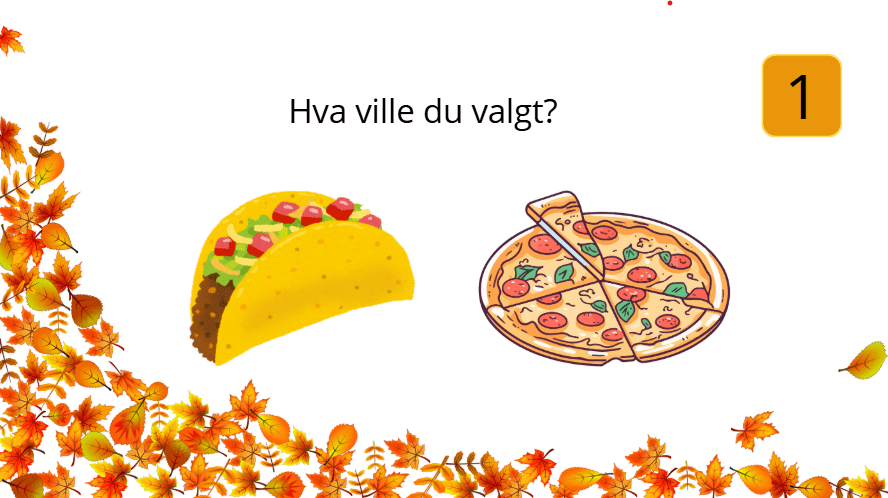 Power point Presentasjon med oppgaver for daglig undring og fokus i fellesskap