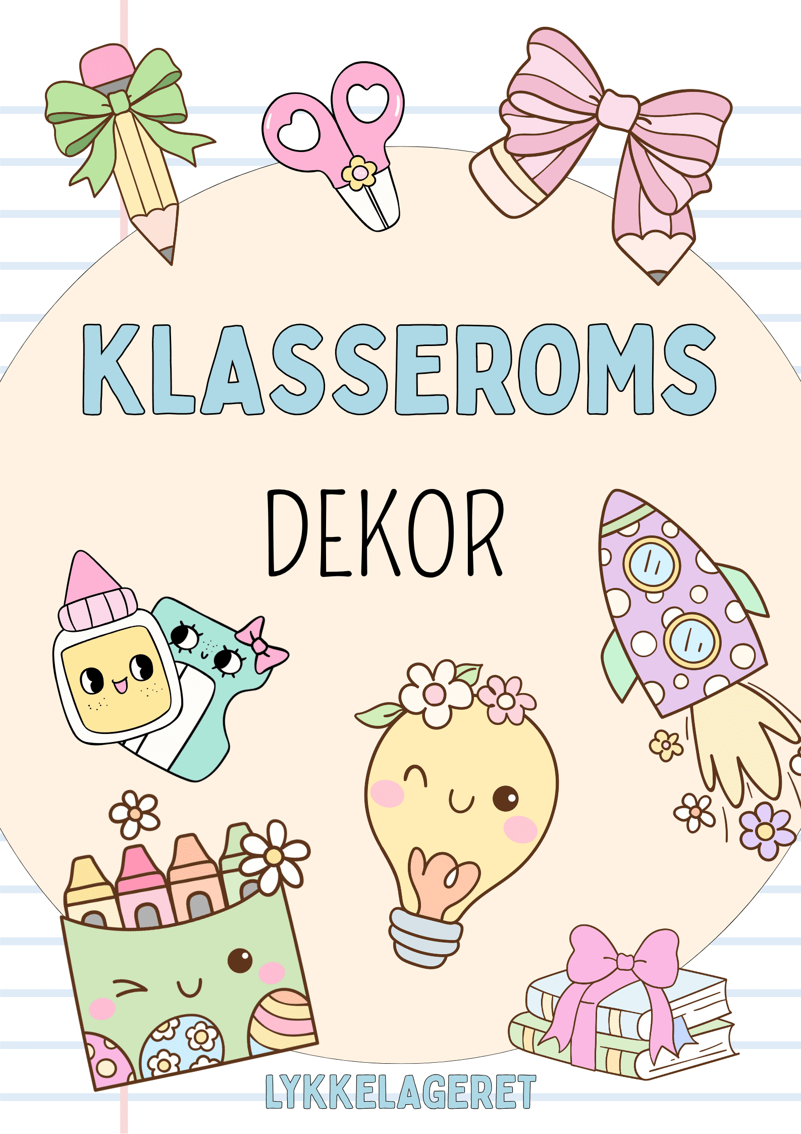 KLASSEROMSDEKOR - NYNORSK (BOLD FONT)
