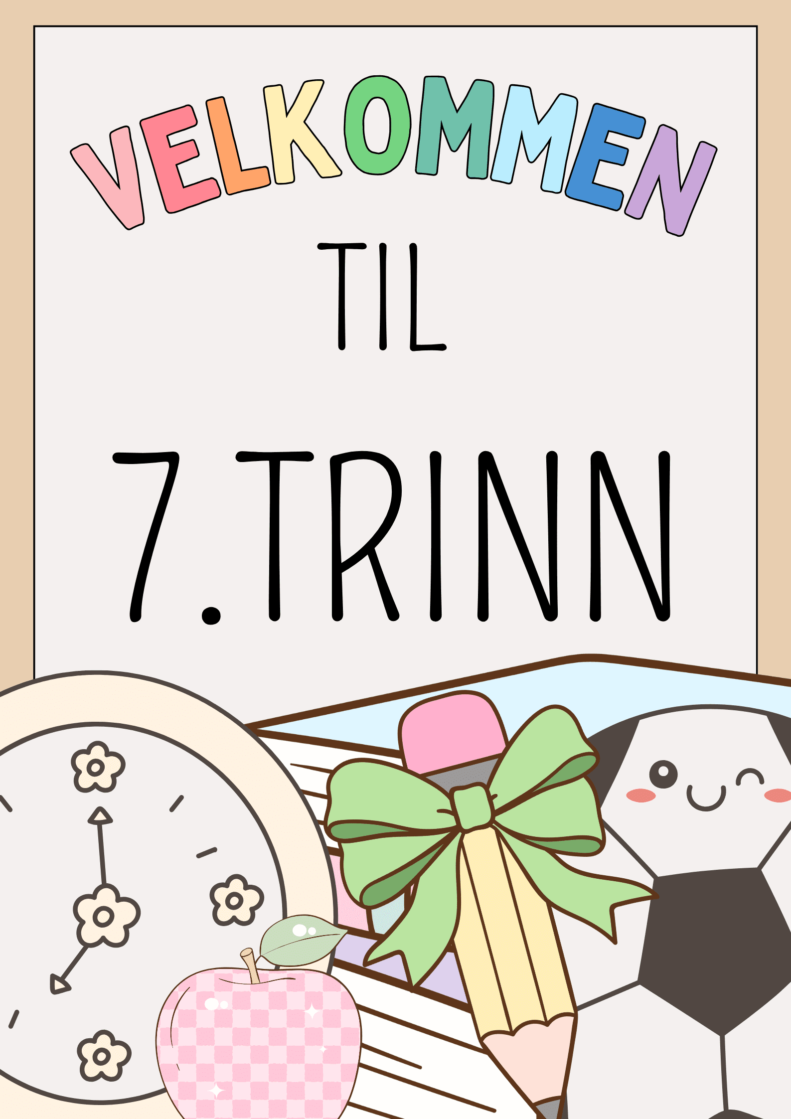KLASSEROMSDEKOR - BOKMÅL (SLIM FONT) - Bilde 29