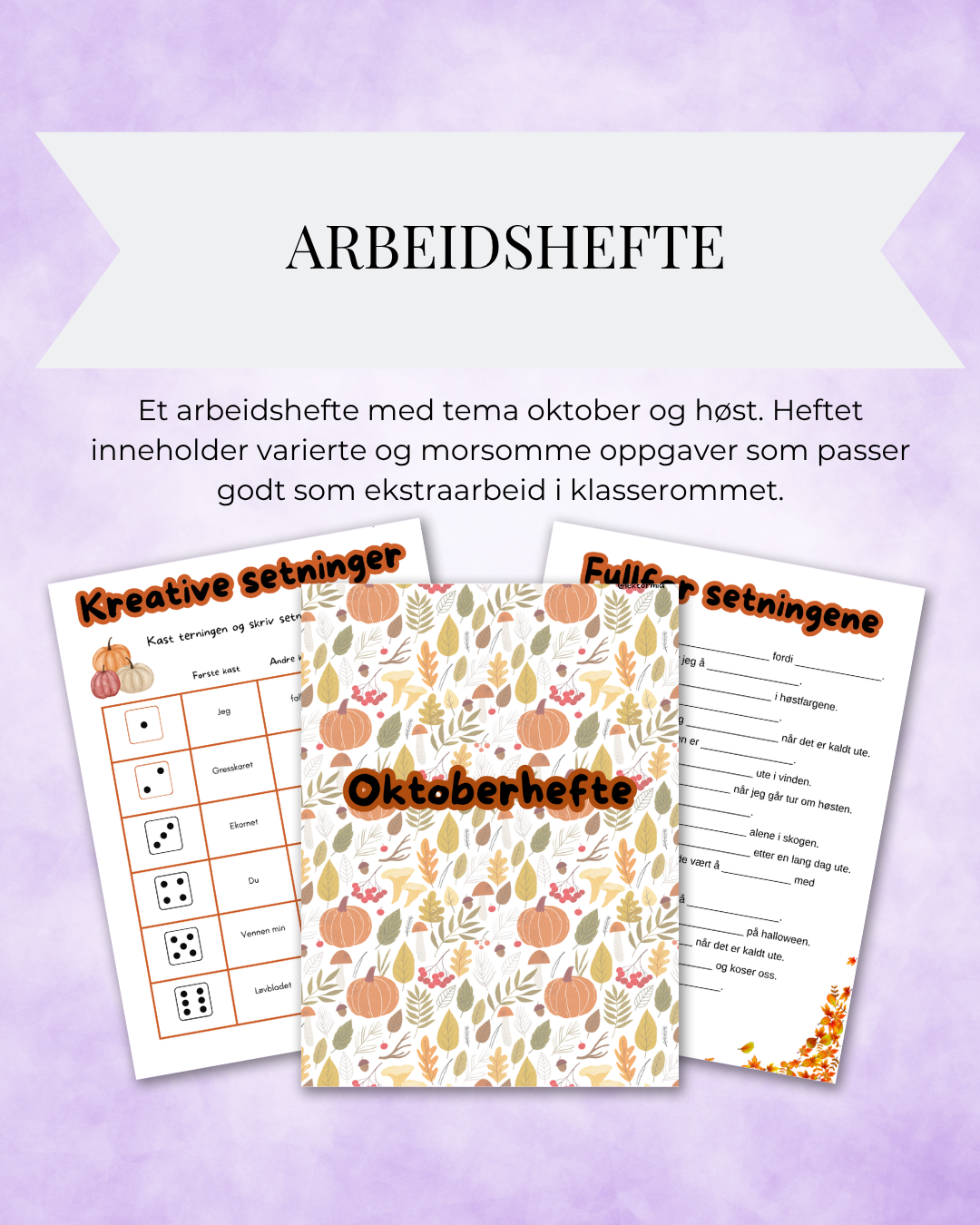 Arbeidshefte oktober 2025