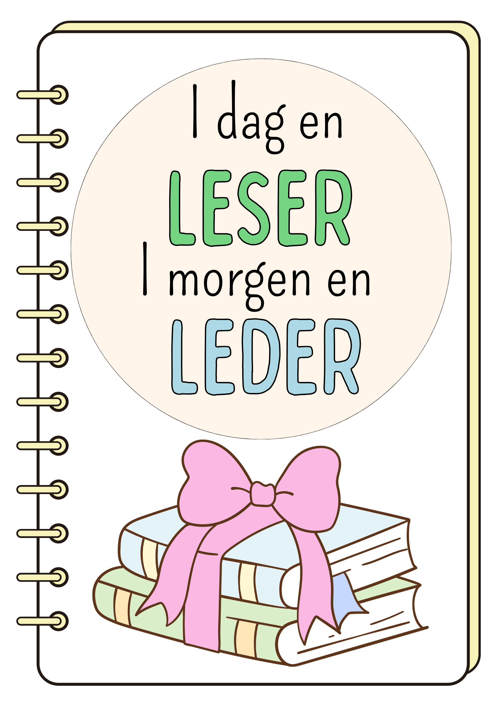 KLASSEROMSDEKOR - BOKMÅL (SLIM FONT) - Bilde 3
