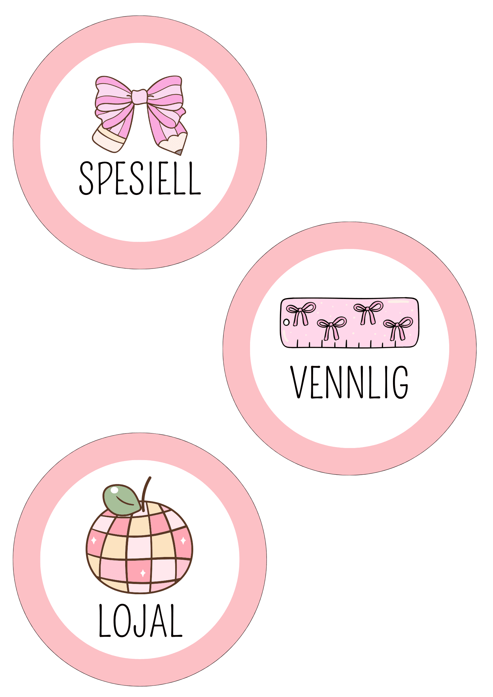 KLASSEROMSDEKOR - BOKMÅL (SLIM FONT) - Bilde 16