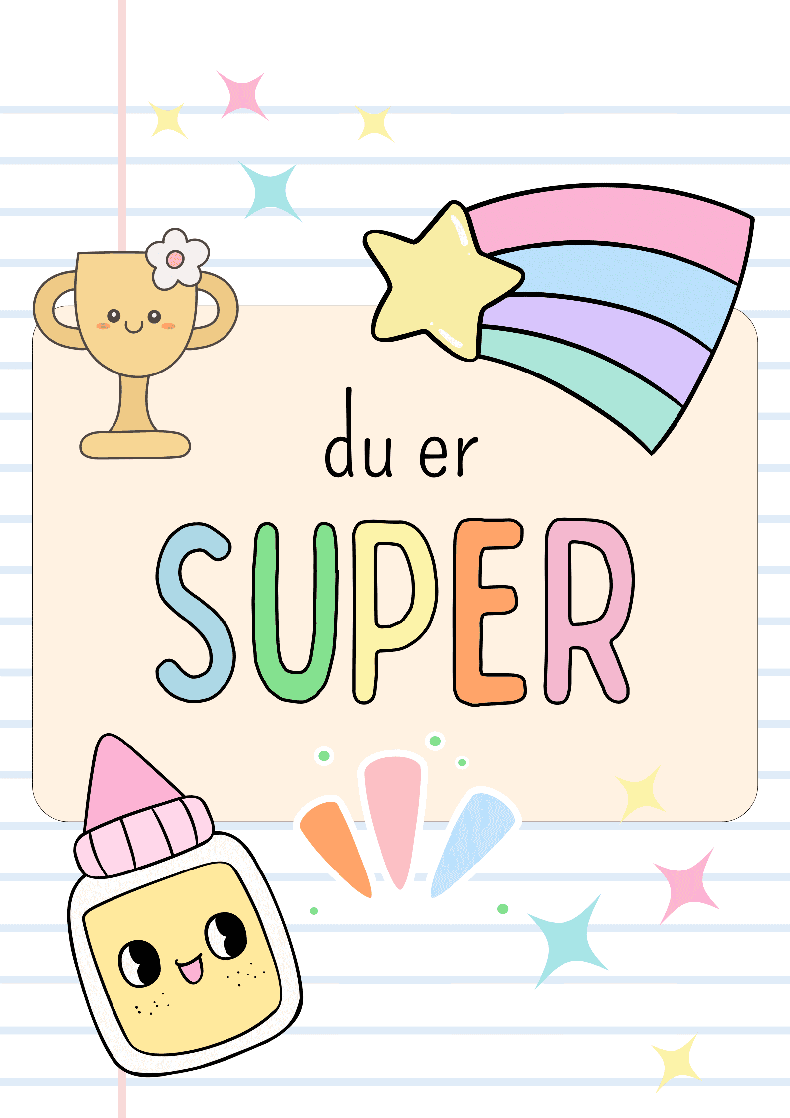 KLASSEROMSDEKOR - BOKMÅL (SLIM FONT) - Bilde 5