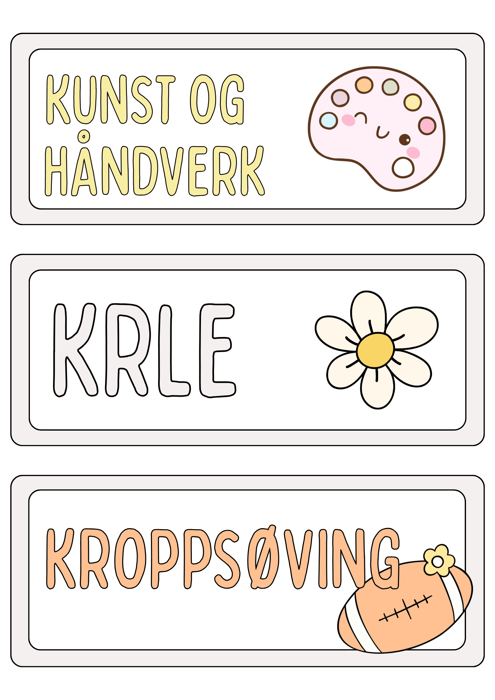 KLASSEROMSDEKOR - BOKMÅL (SLIM FONT) - Bilde 21