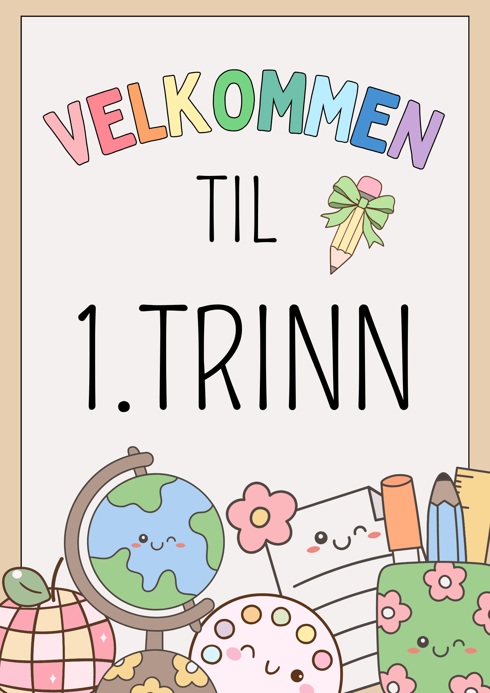 KLASSEROMSDEKOR - BOKMÅL (SLIM FONT) - Bilde 34