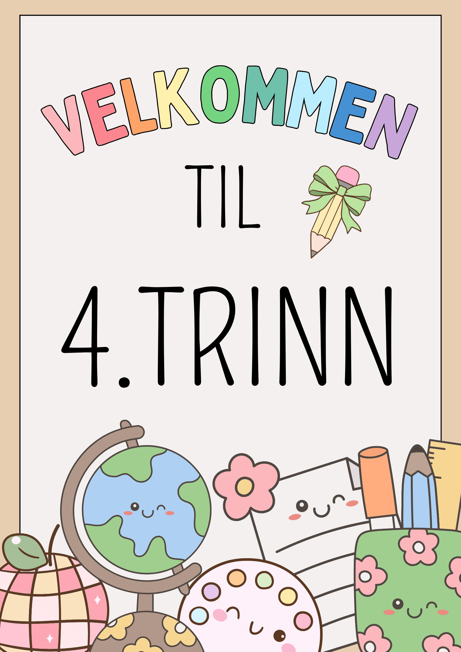 KLASSEROMSDEKOR - BOKMÅL (SLIM FONT) - Bilde 28