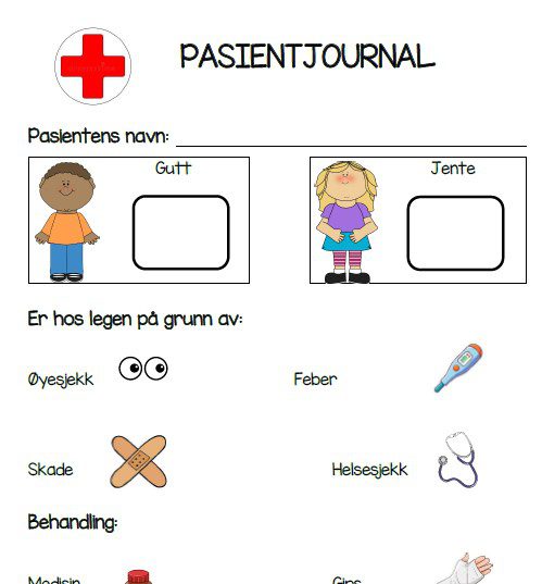 Pasientjournal til doktorlek