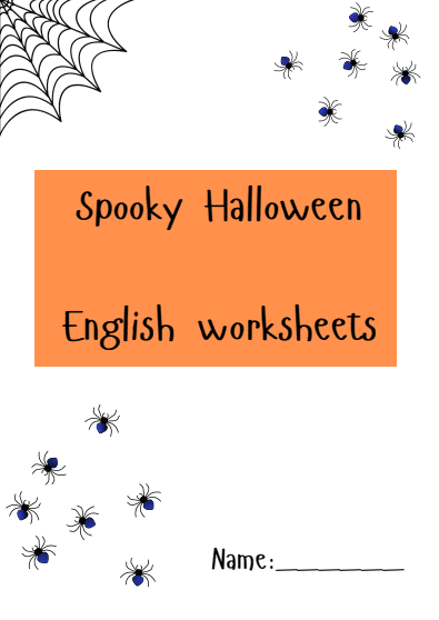 Spooky Halloween Eglish Worksheets
