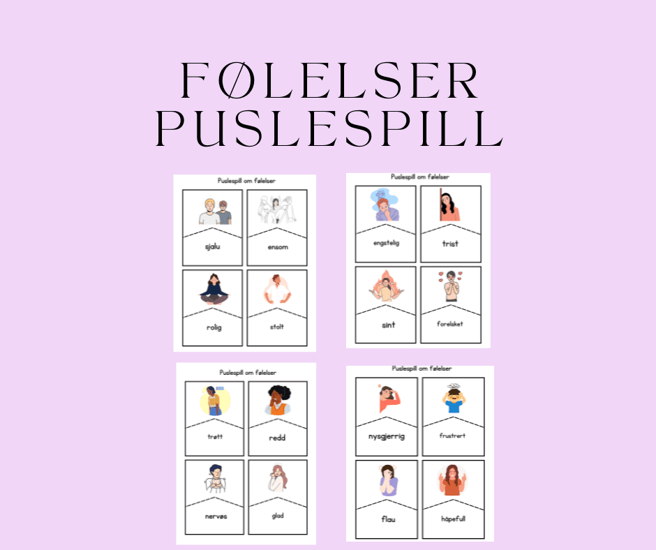 Puslespill om følelser