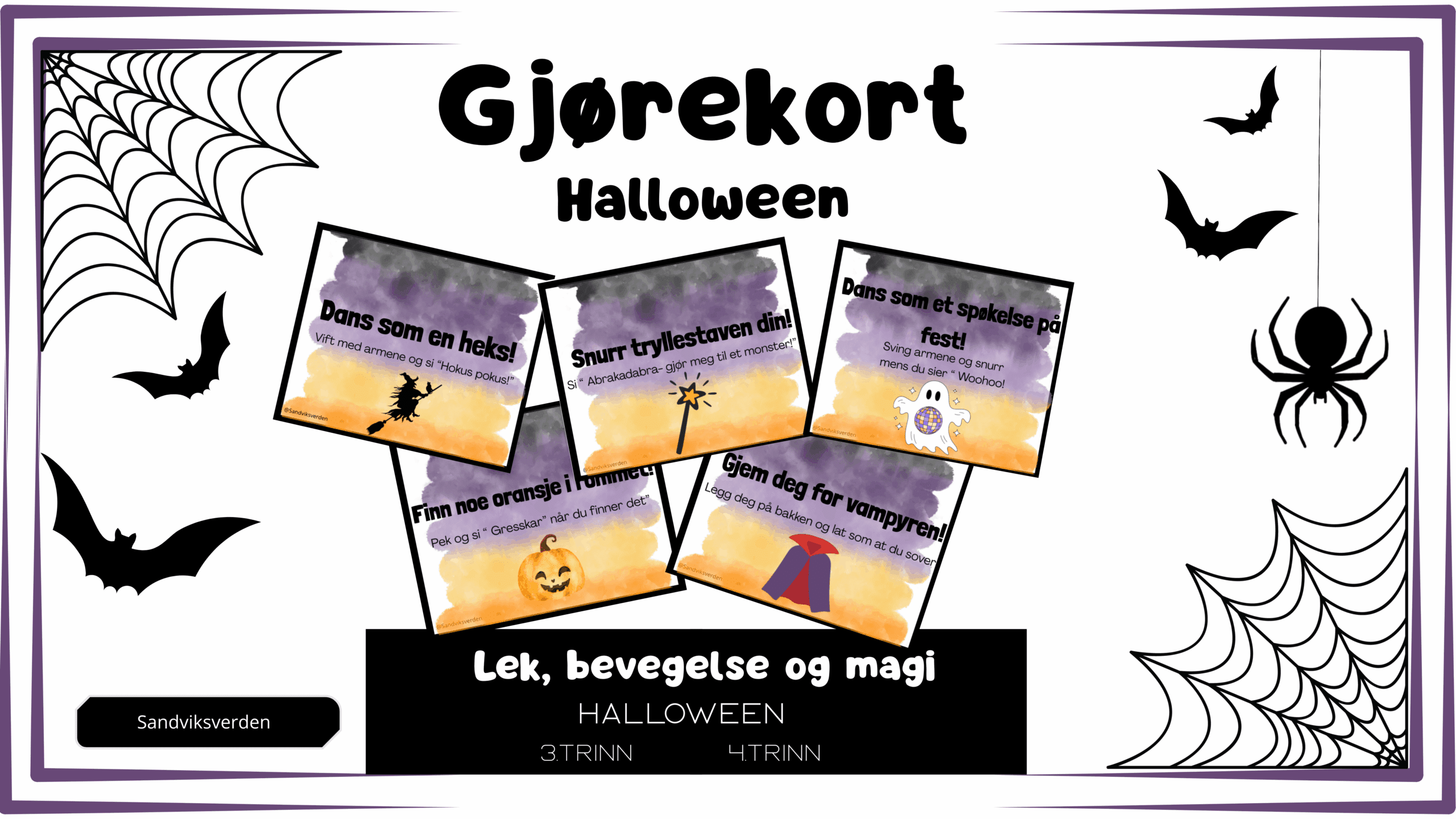 Gjørekort-Halloween