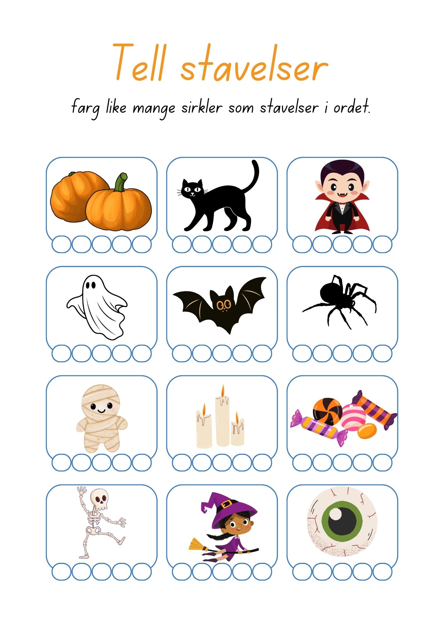 Halloween oppgavehefte 1.trinn - Bilde 3