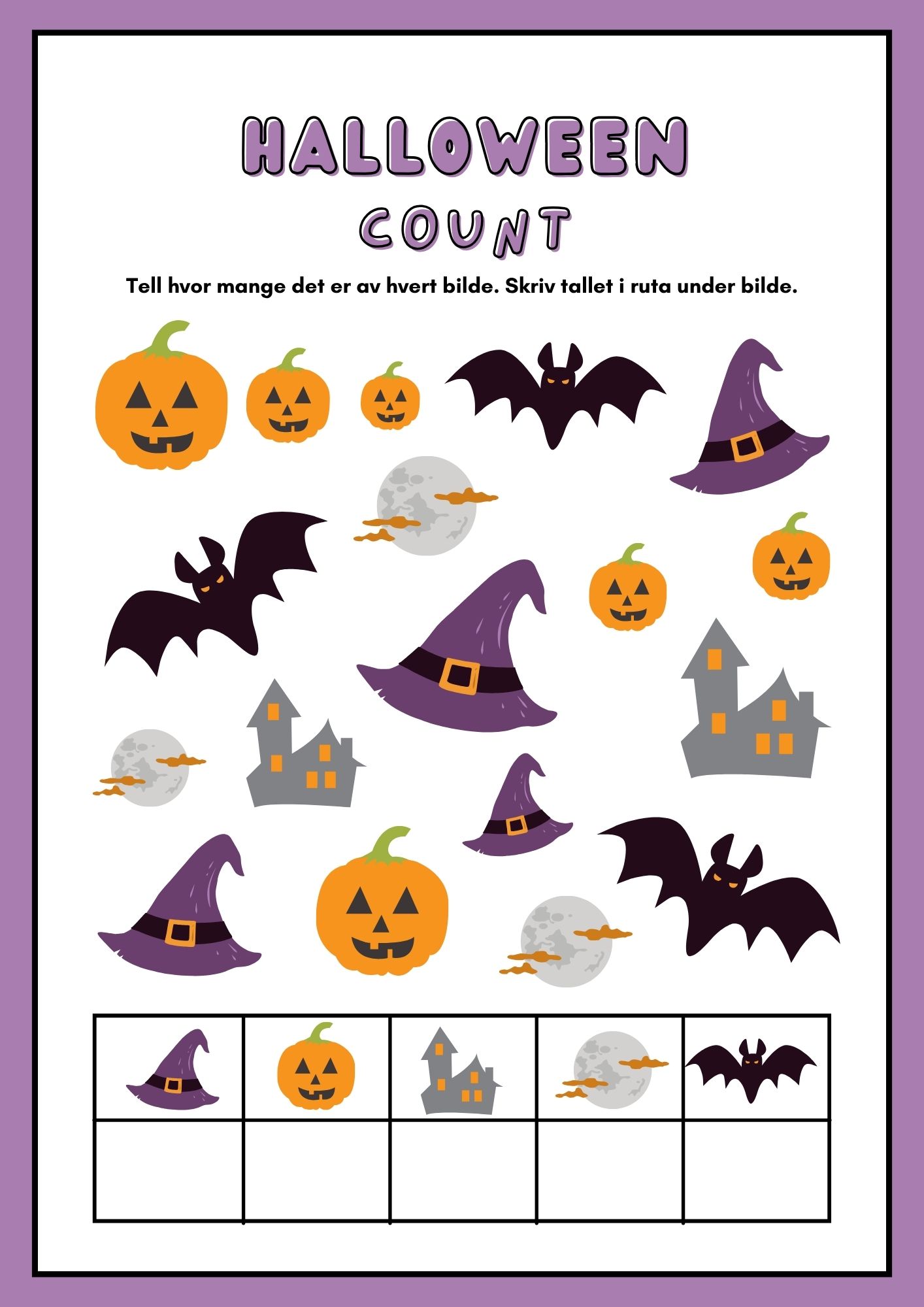 Halloween oppgavehefte 1.trinn - Bilde 5