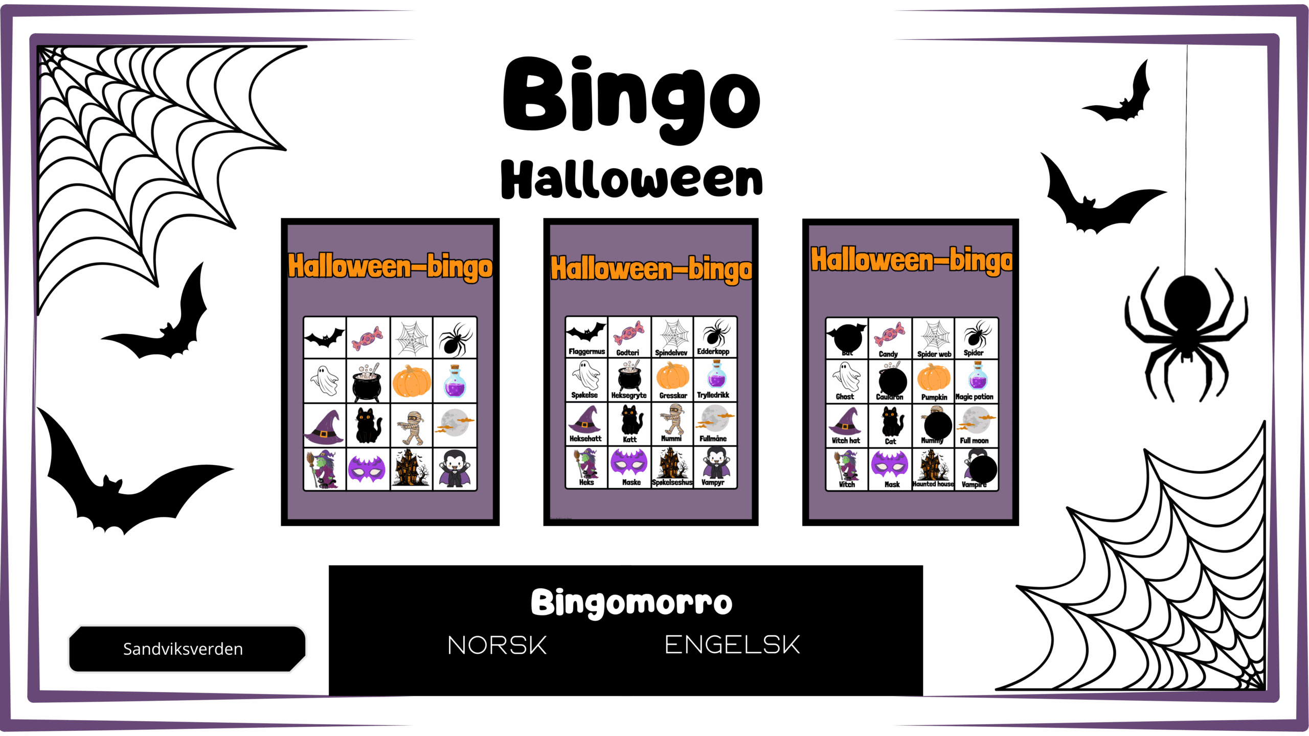 Halloween-Bingo