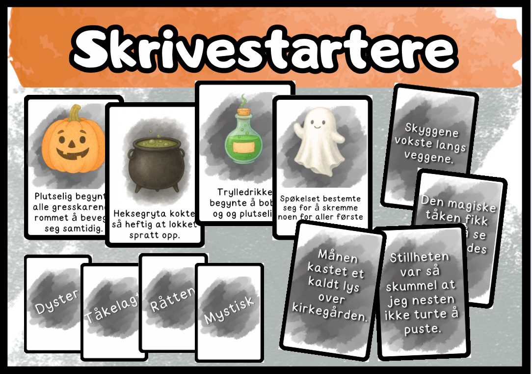 Skrivestartere - Halloween