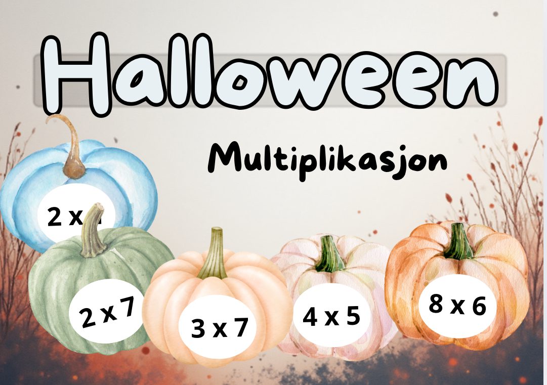Halloween multiplikasjon
