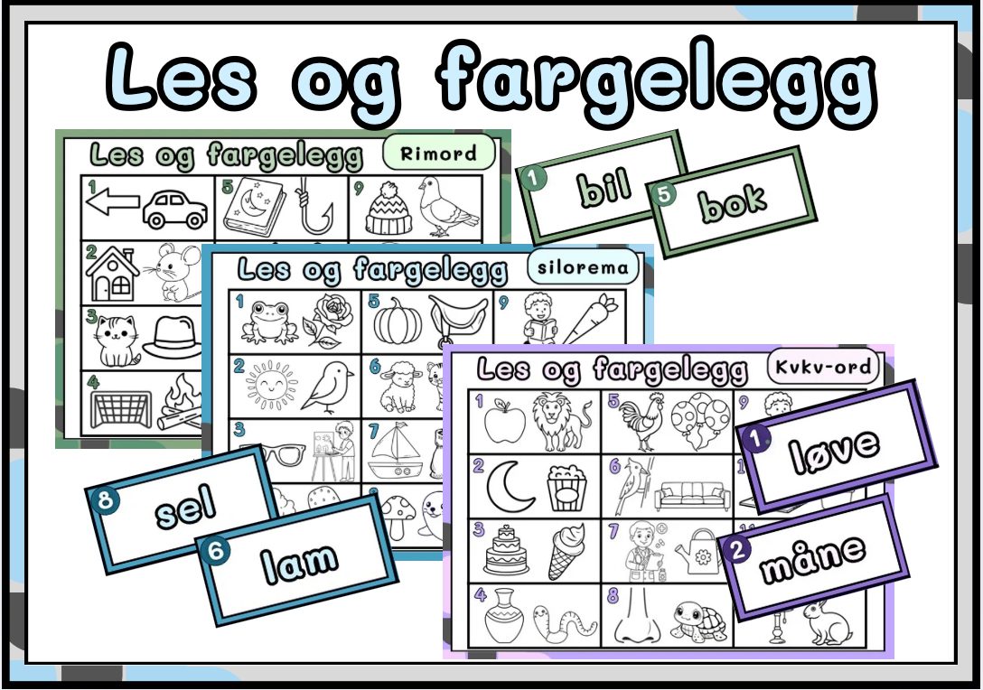 Les og fargelegg