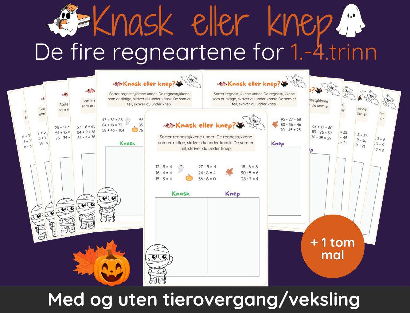 Knask eller knep: de fire regneartene