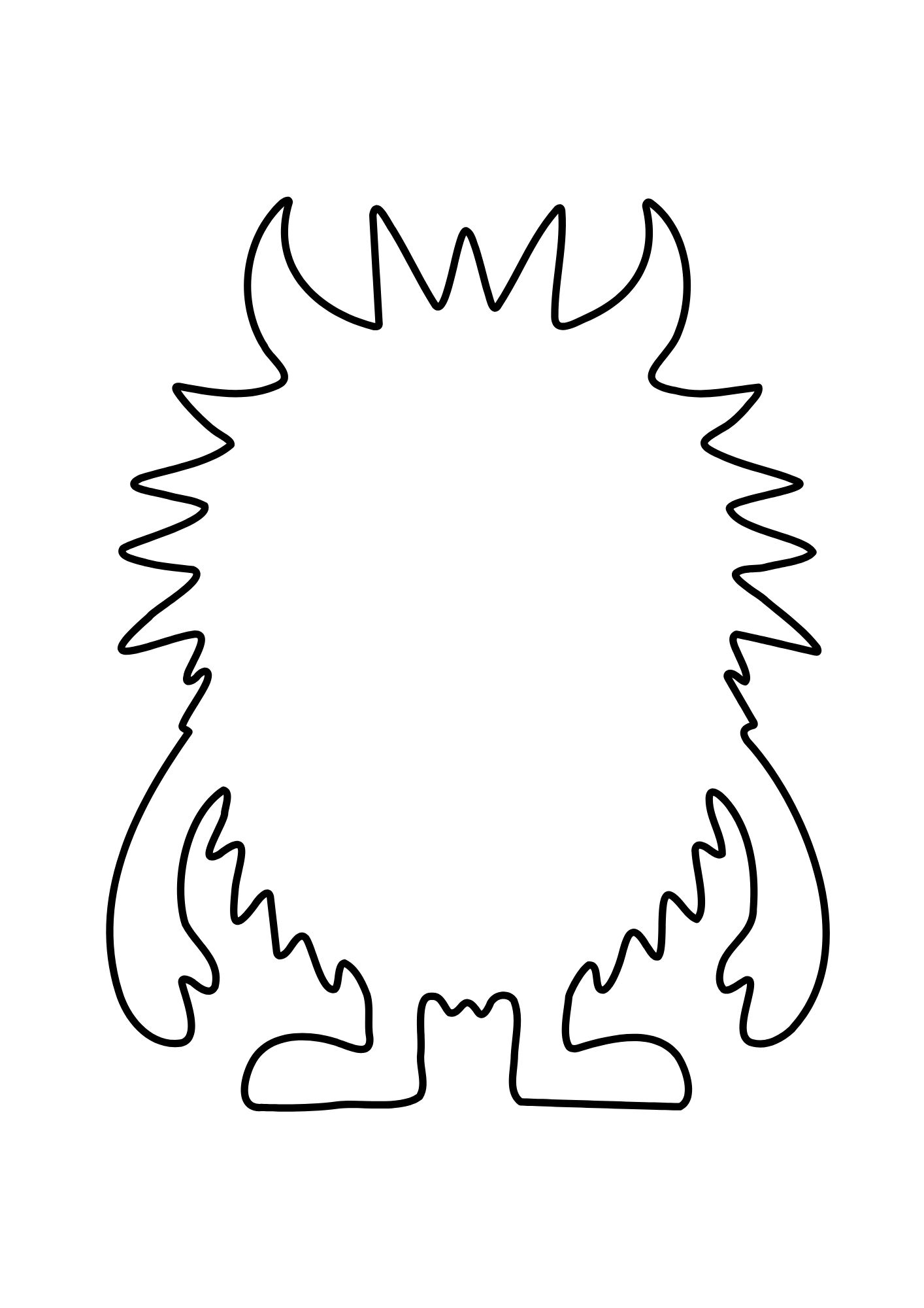 Halloween-monster / Tegn og fargelegg - Bilde 4