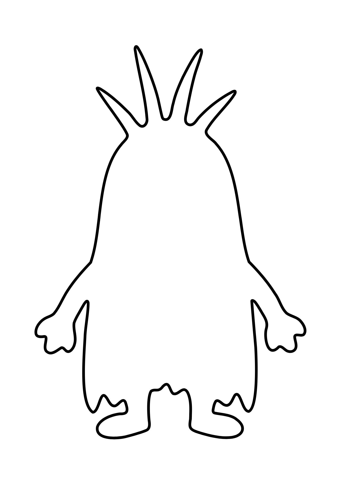 Halloween-monster / Tegn og fargelegg - Bilde 7