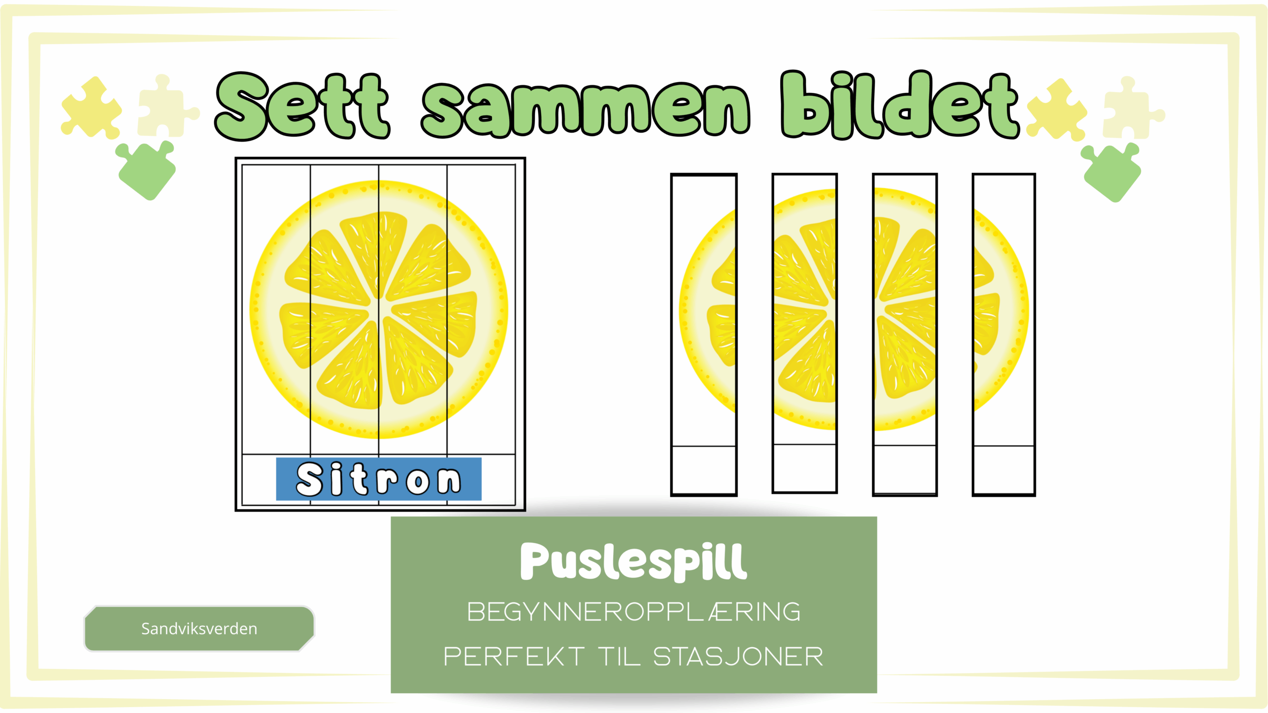 Sett sammen bildet