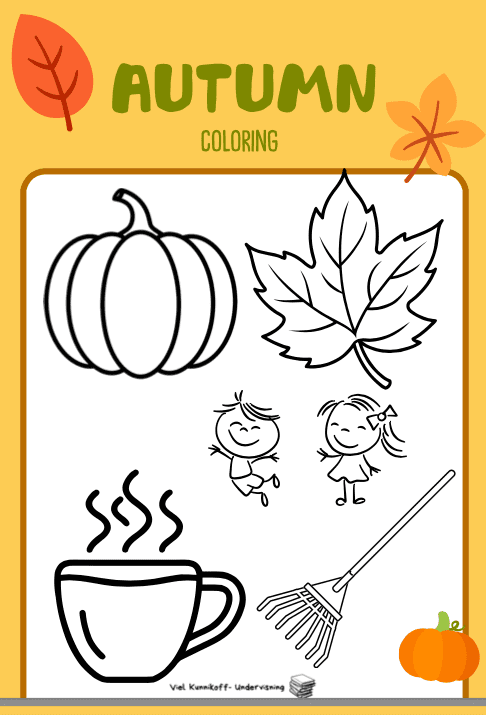 Autumn - Work sheet - Bilde 5