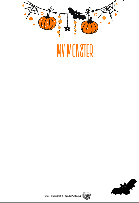 Halloween - draw a monster - Bilde 2
