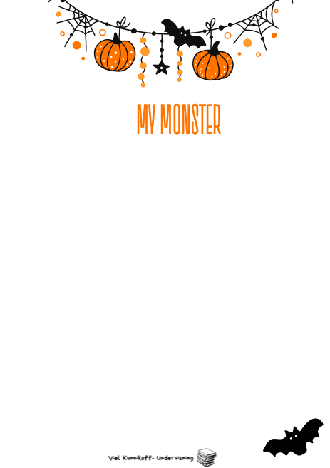 Halloween - draw a monster - Bilde 4