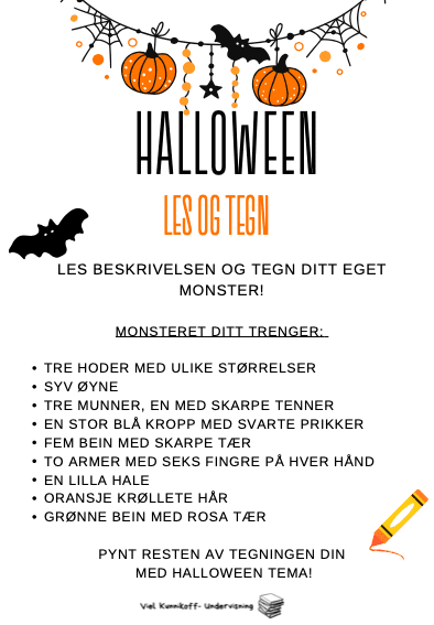 Halloween - les & tegn - Bilde 3