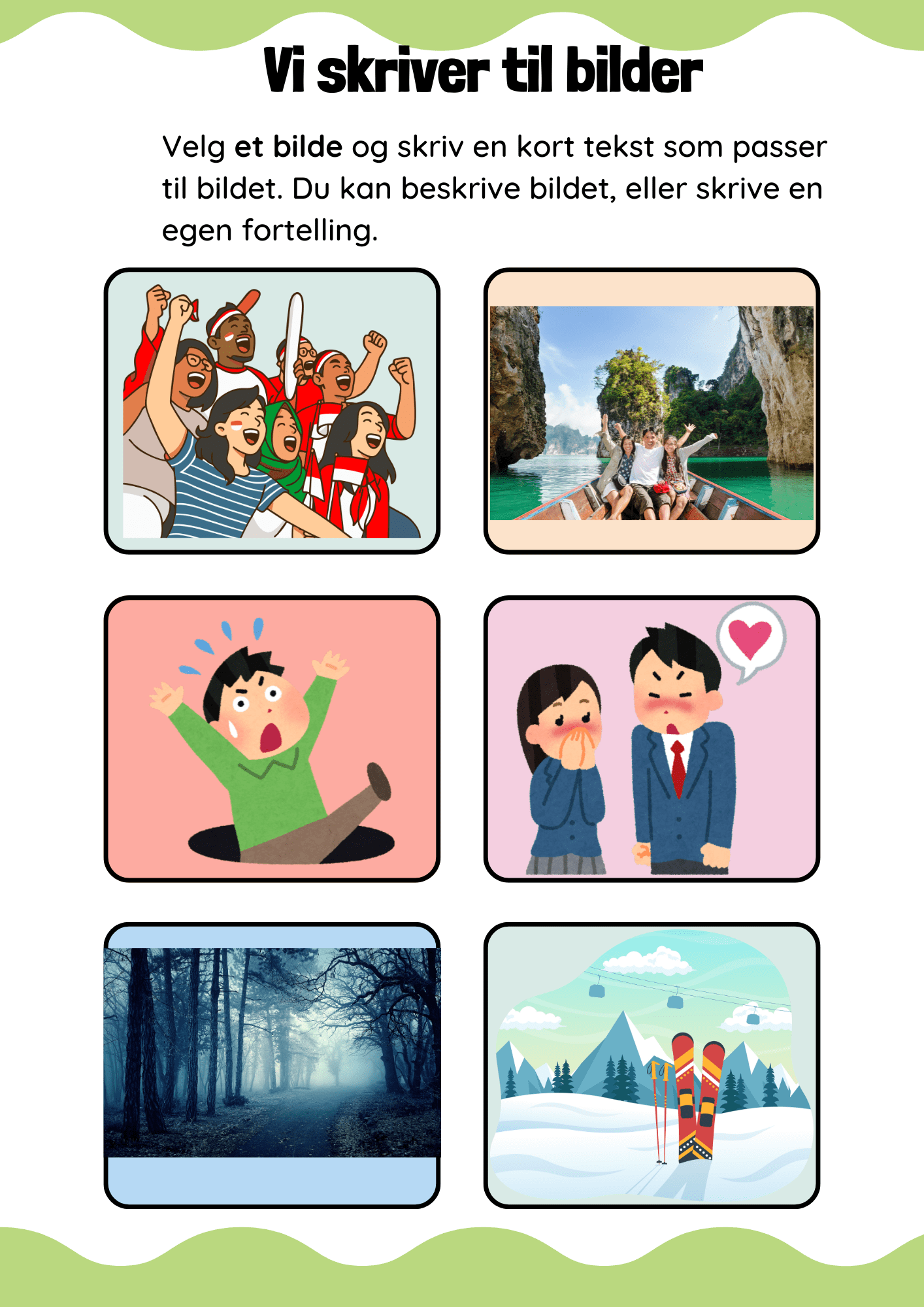 Korte skriveoppgaver og skrivestartere - Bilde 3