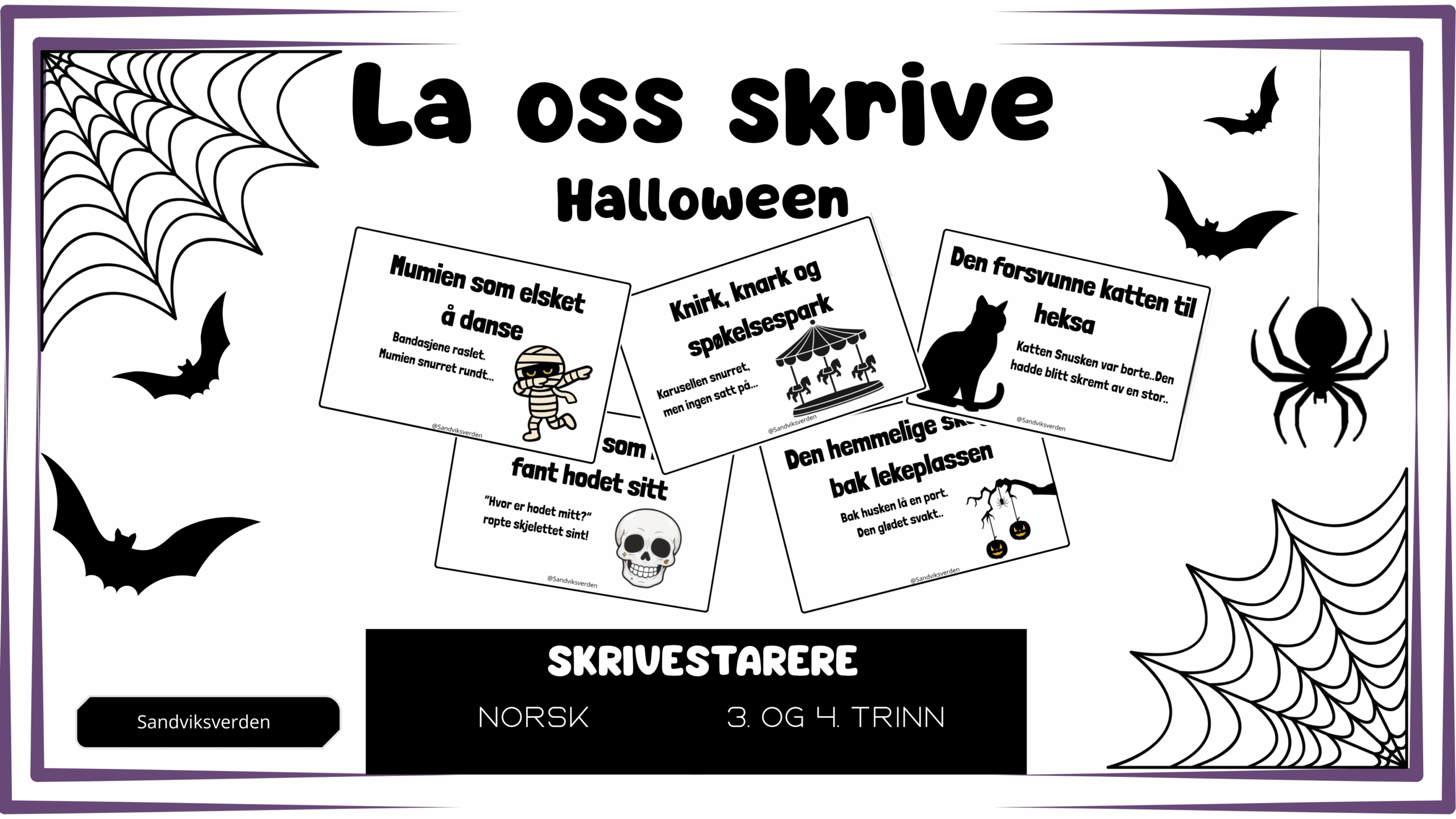Skrivestarere - Halloween