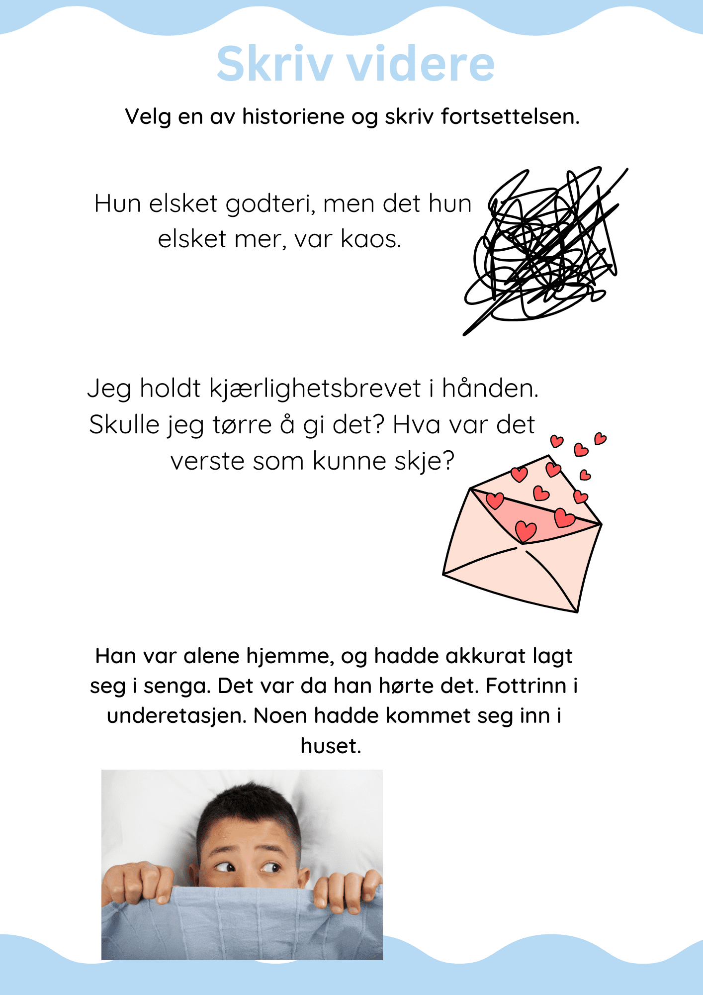 Korte skriveoppgaver og skrivestartere - Bilde 5