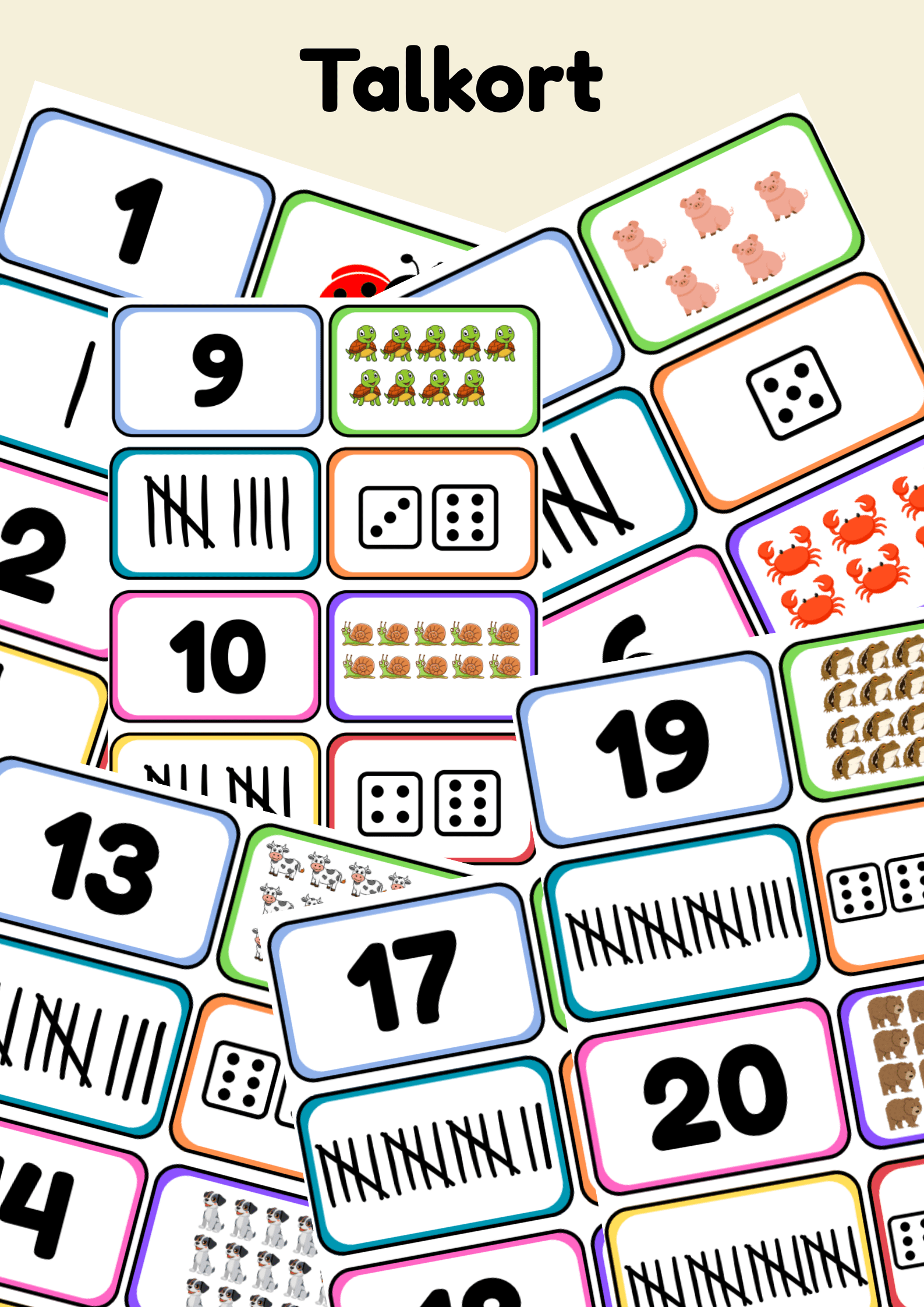 Talkort (1-20)