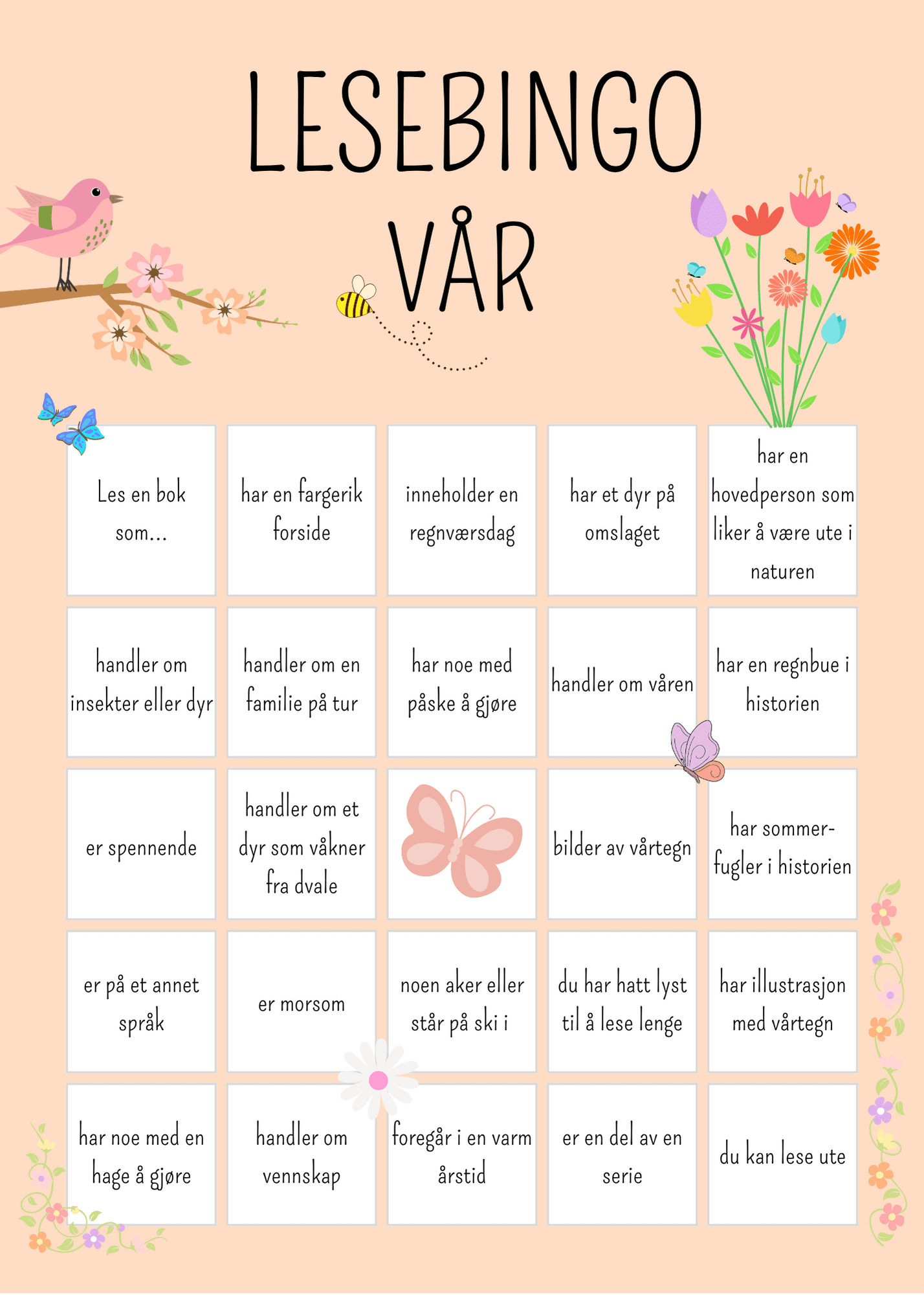 LESEBINGO - Bilde 4
