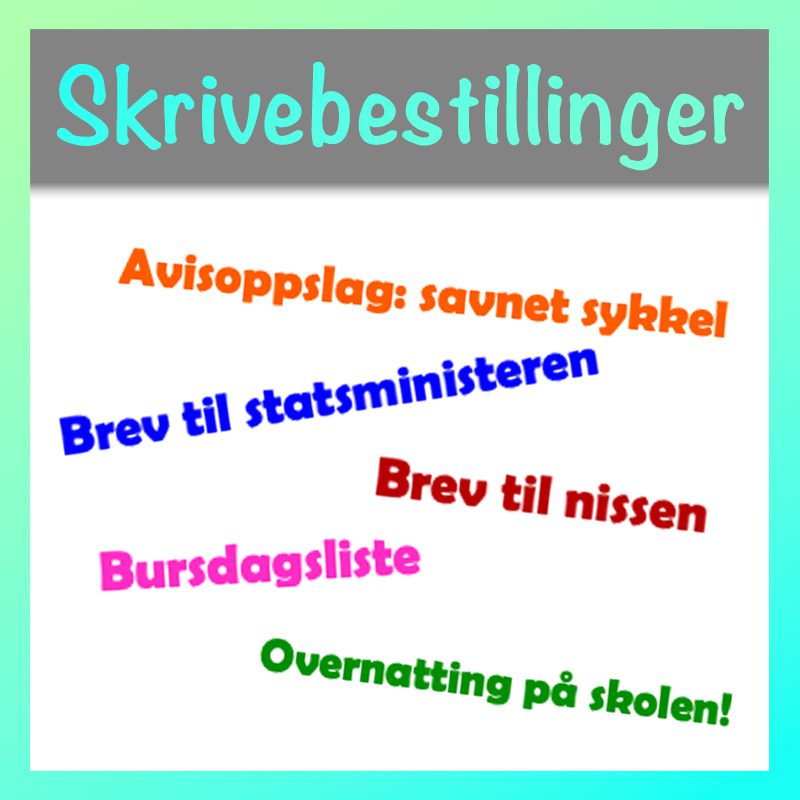 ABC Skrivebestillinger – Hefte