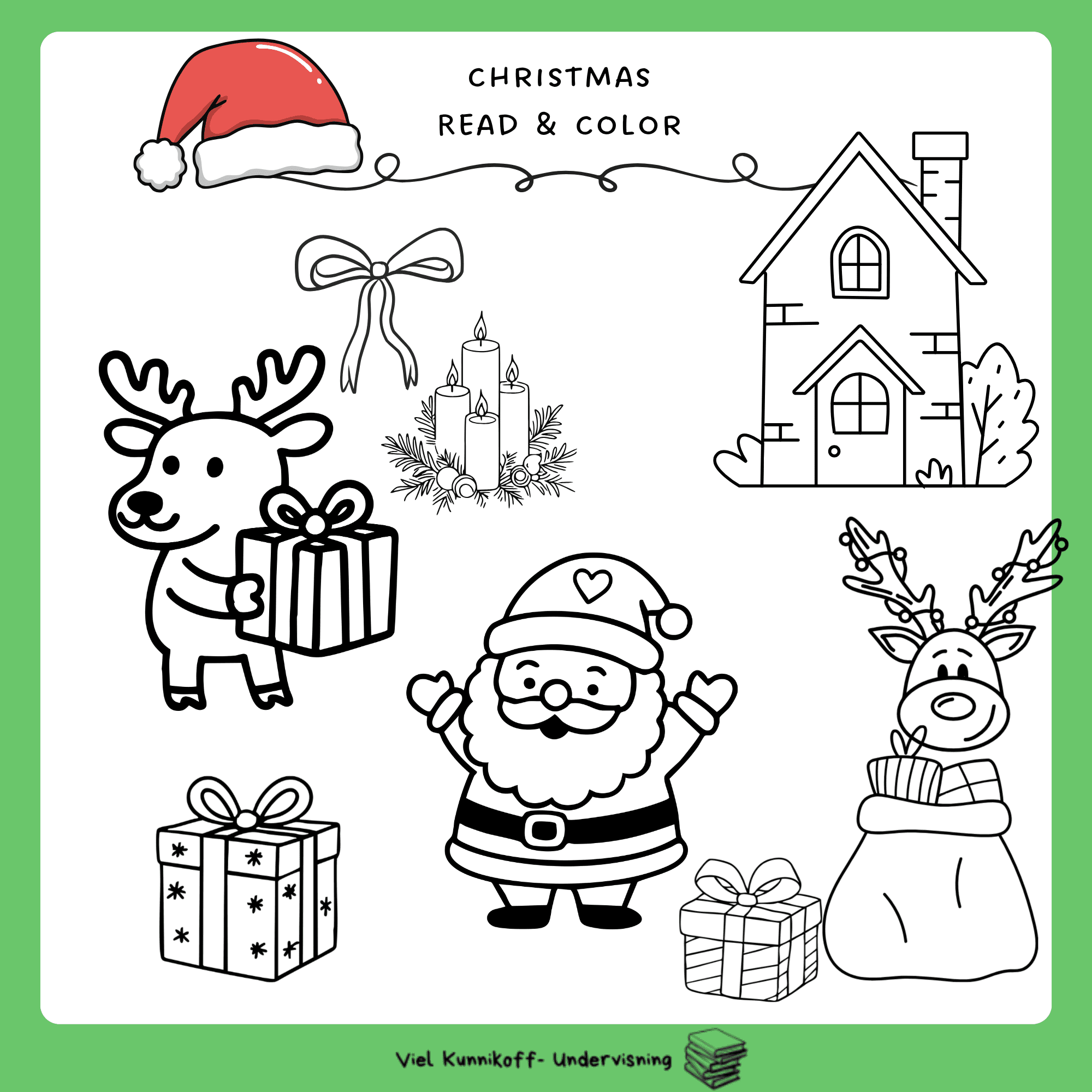 Read and color - Christmas - Bilde 2