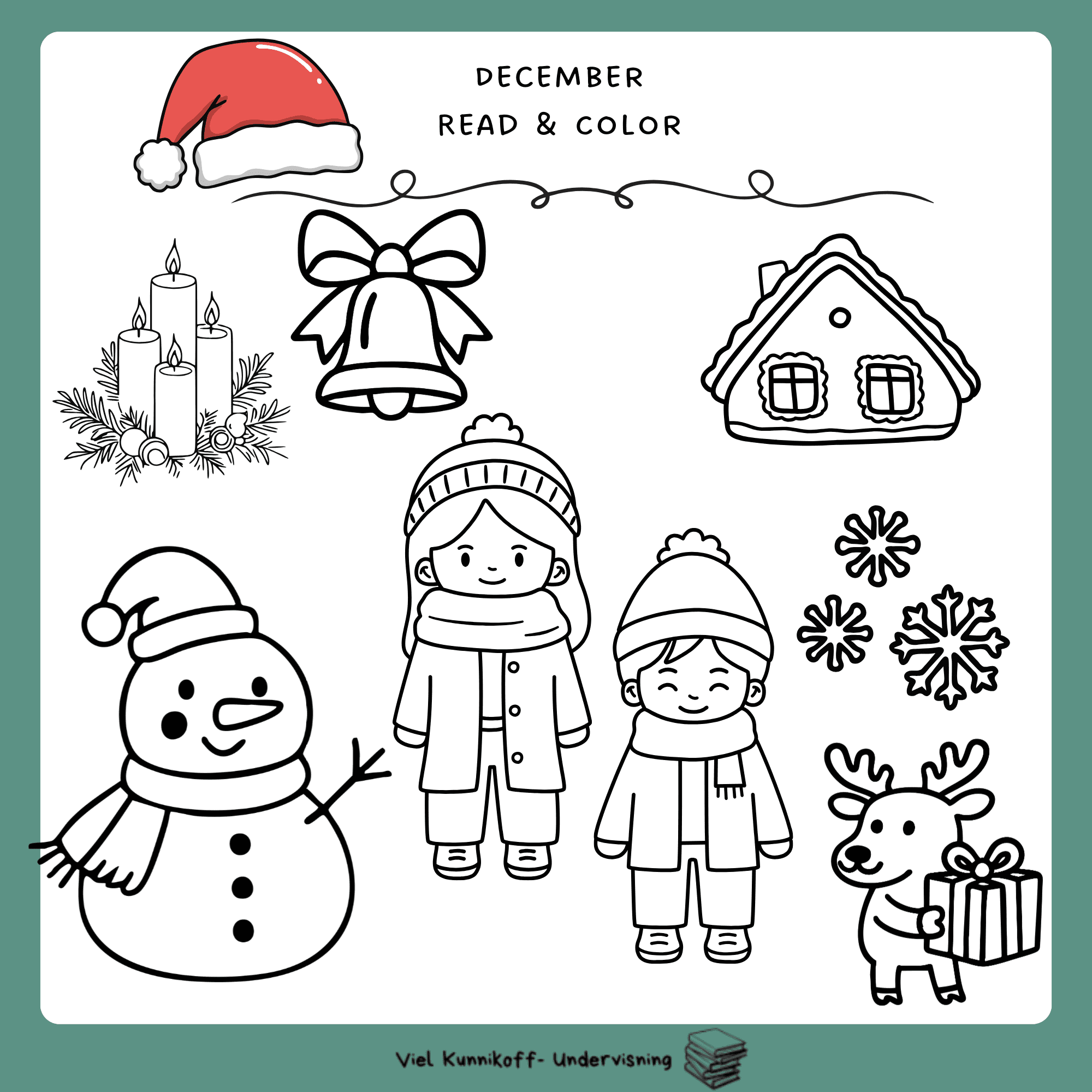 Read and color - december - Bilde 2