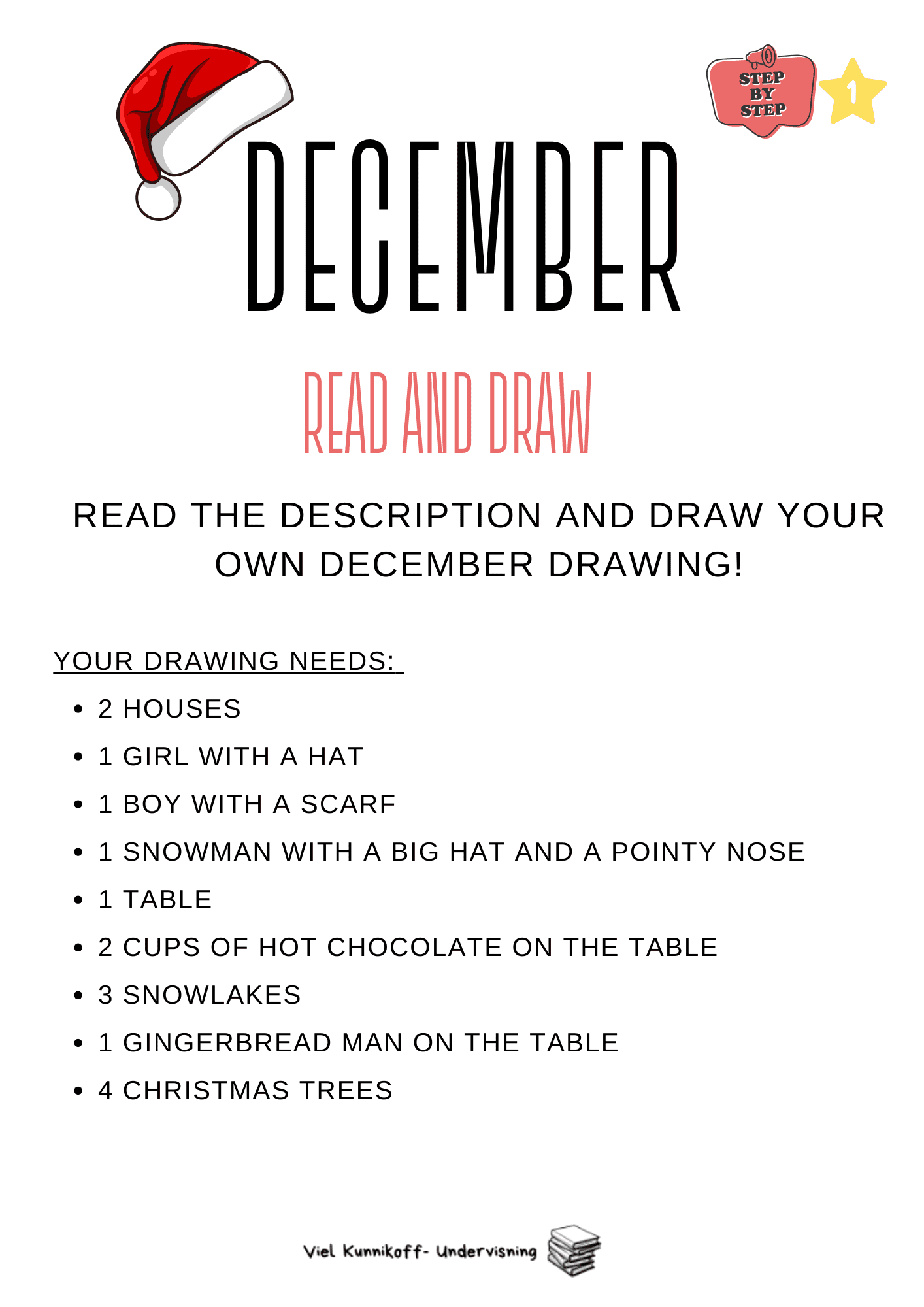 December drawing- lesebestilling