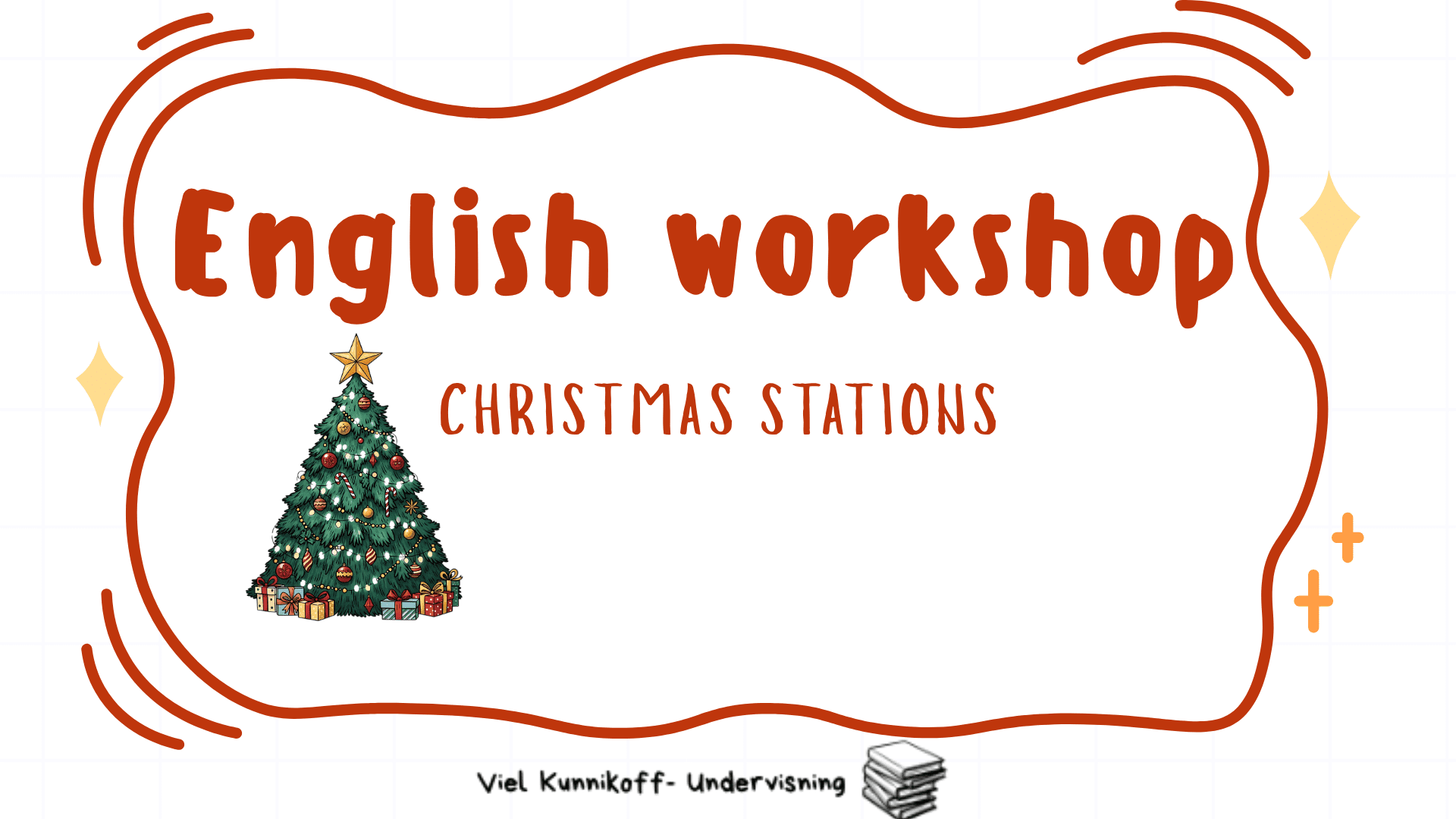 English workshop - Christmas stations