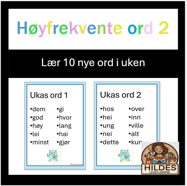 Høyfrekvente ord 2