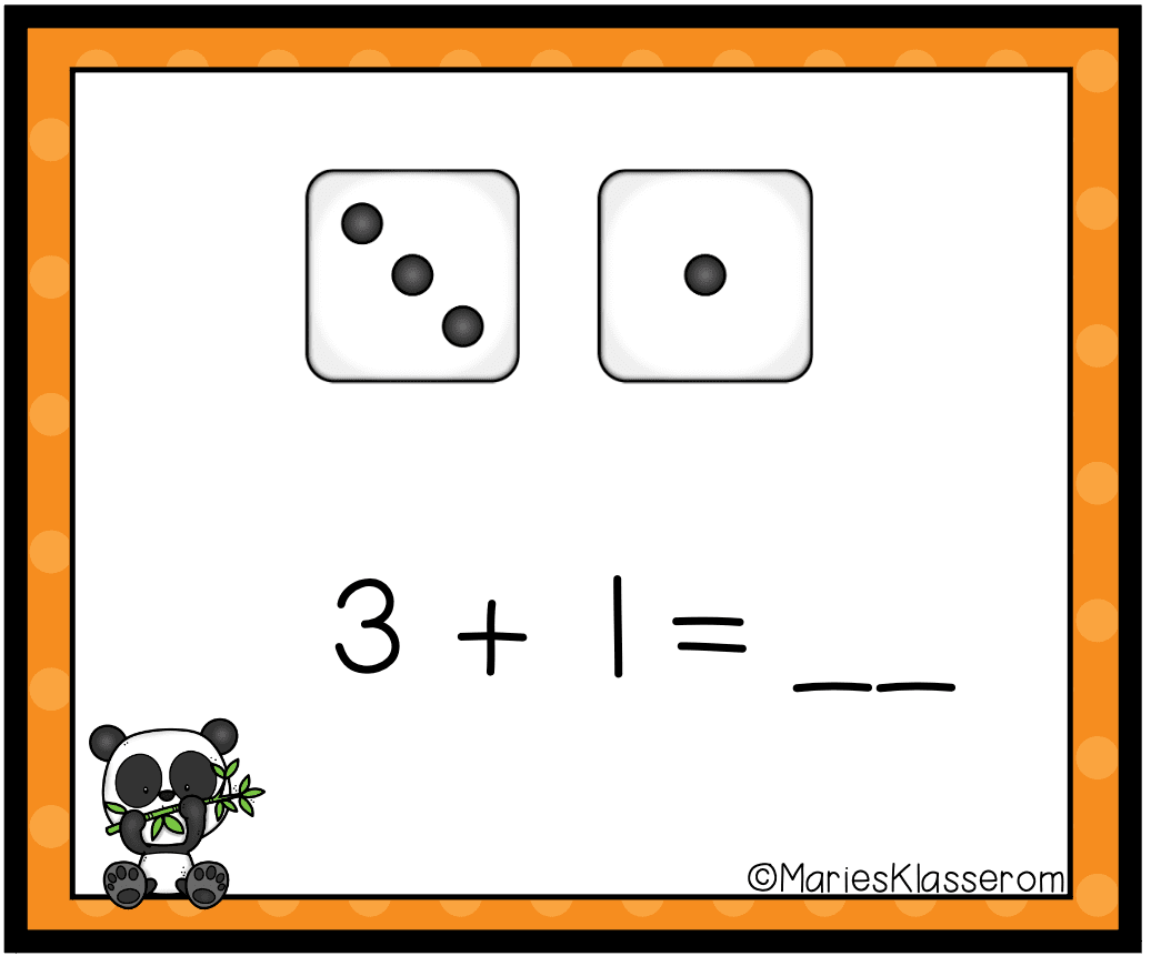 PLUSSKORT med terninger og tallinje - Bilde 5