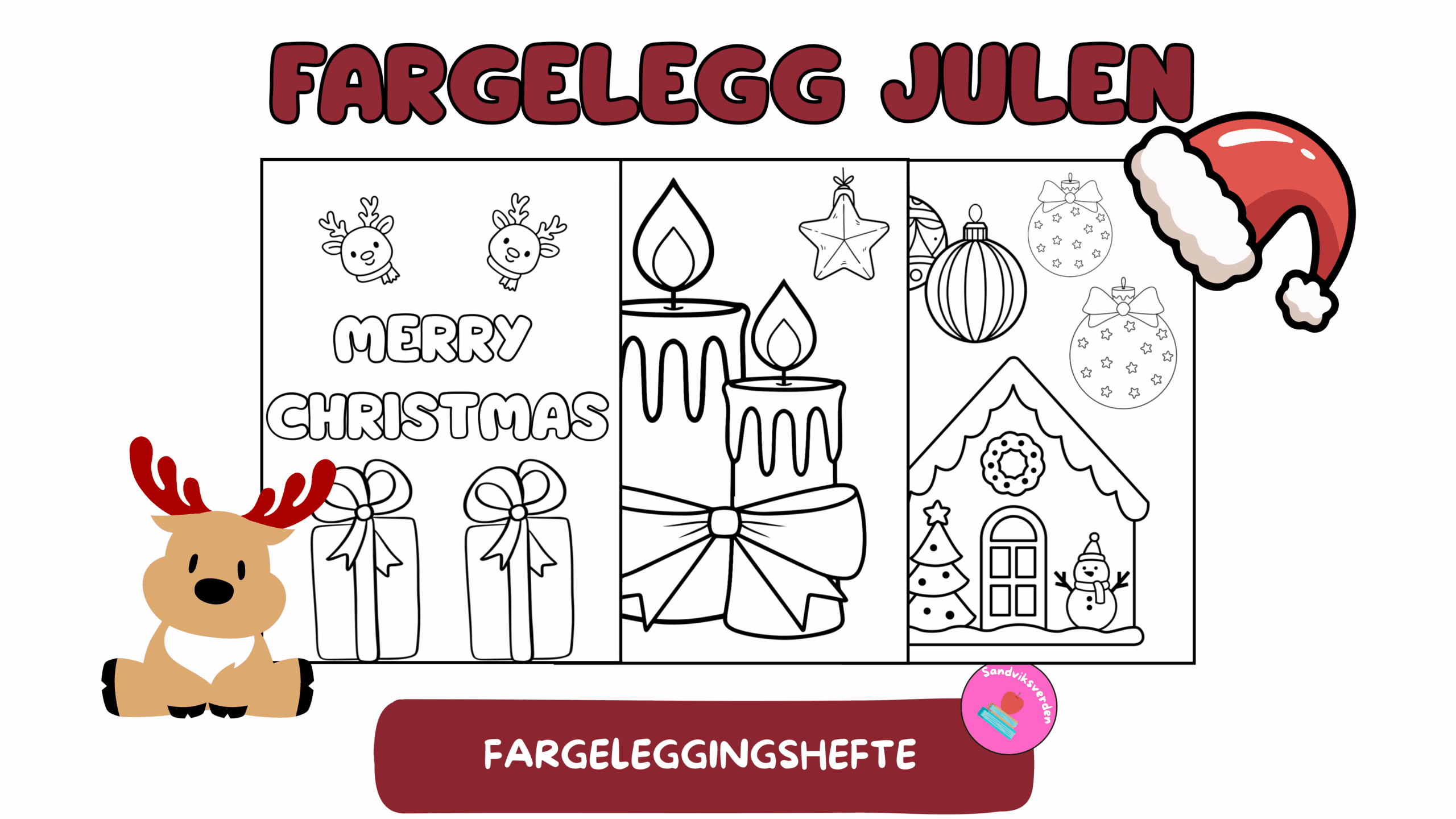Fargeleggingshefte Jul