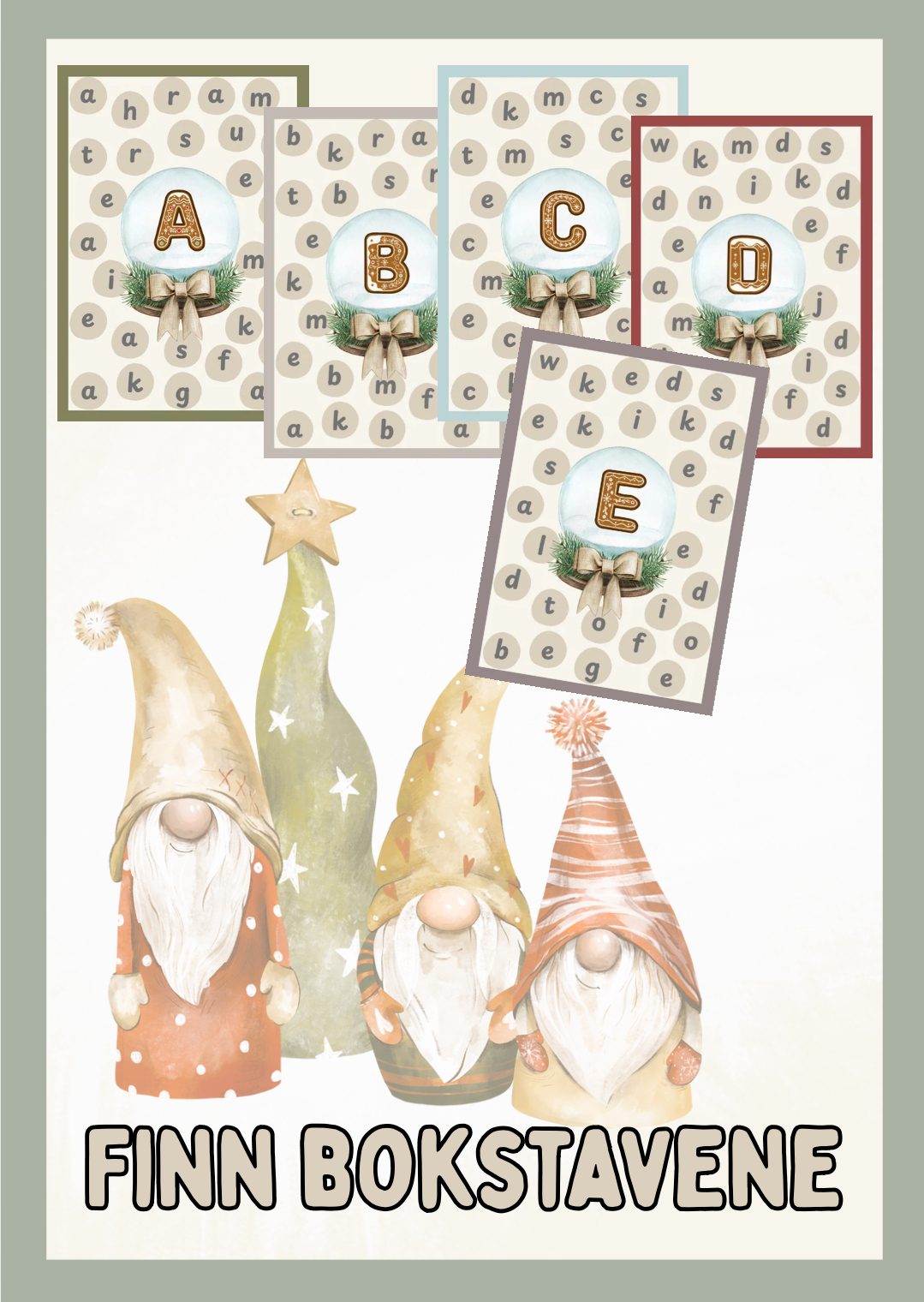 Jul: Finn bokstavene